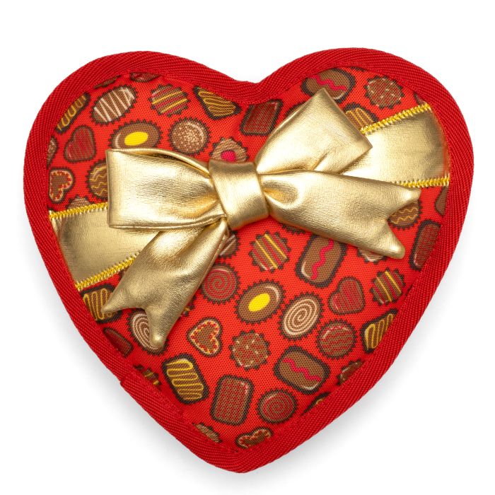 The Worthy Dog  Red Box of Chocolates Toy
