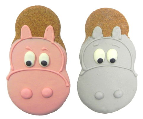 Pawsitively Gourmet Hungry Hippo Dog Cookies, 1-count