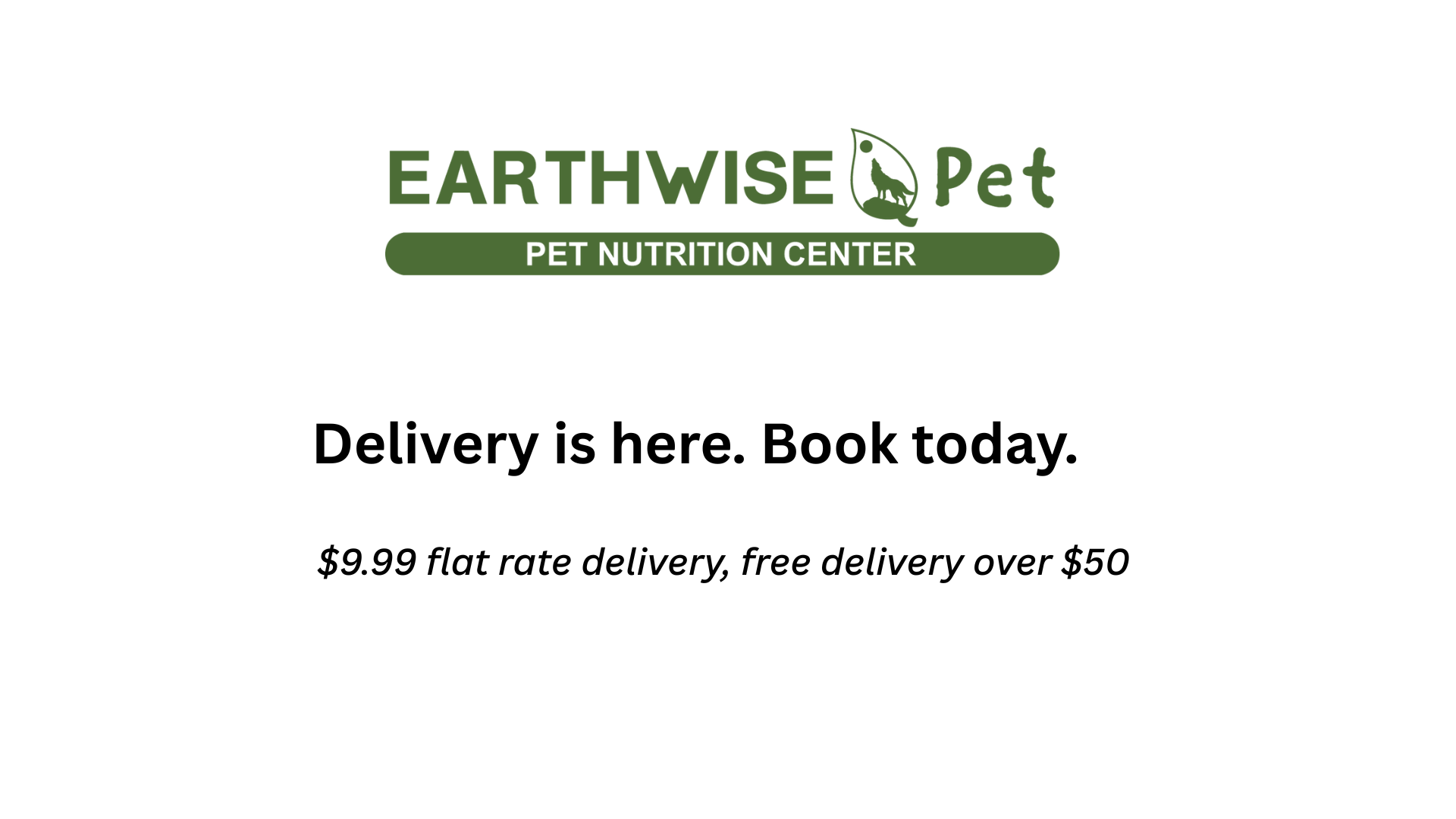 Now Offering Delivery