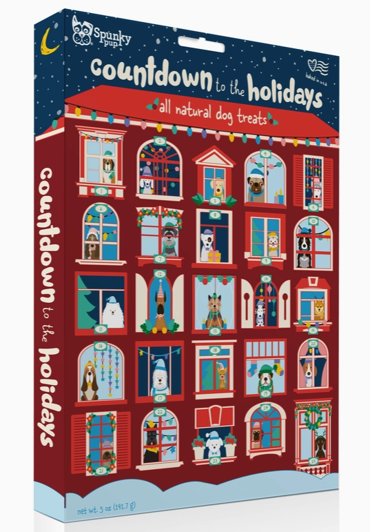 Advent Calendar - 25 Days of Dog Treats - Holiday