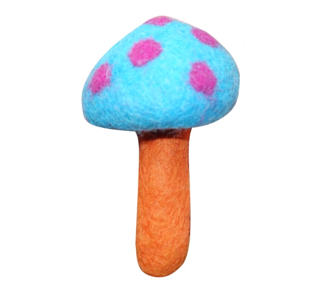 Lollycadoodle 100% Wool Mushroom