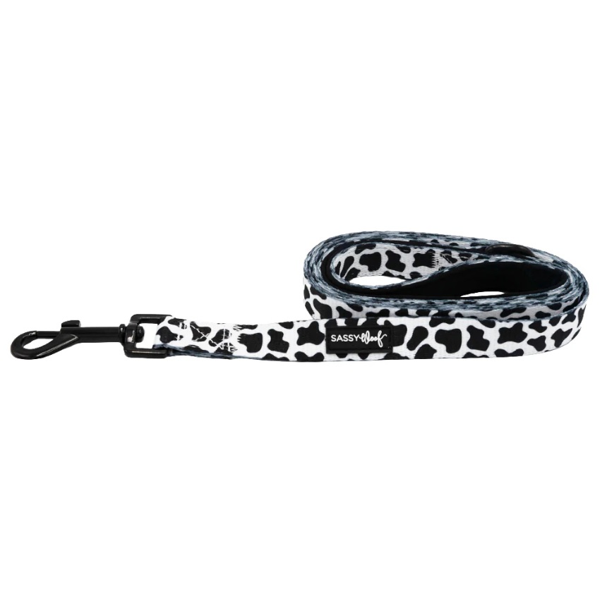 Sassy Woof Dog Leash, Moo Moo