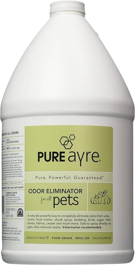 PureAyre Odor Eliminator Dog, Cat, Bird & Small Animal Spray, Gallon (Size: 128-oz bottle)