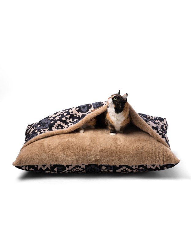 Pendleton Pet Burrow Bed Blue Ridge Black, Small