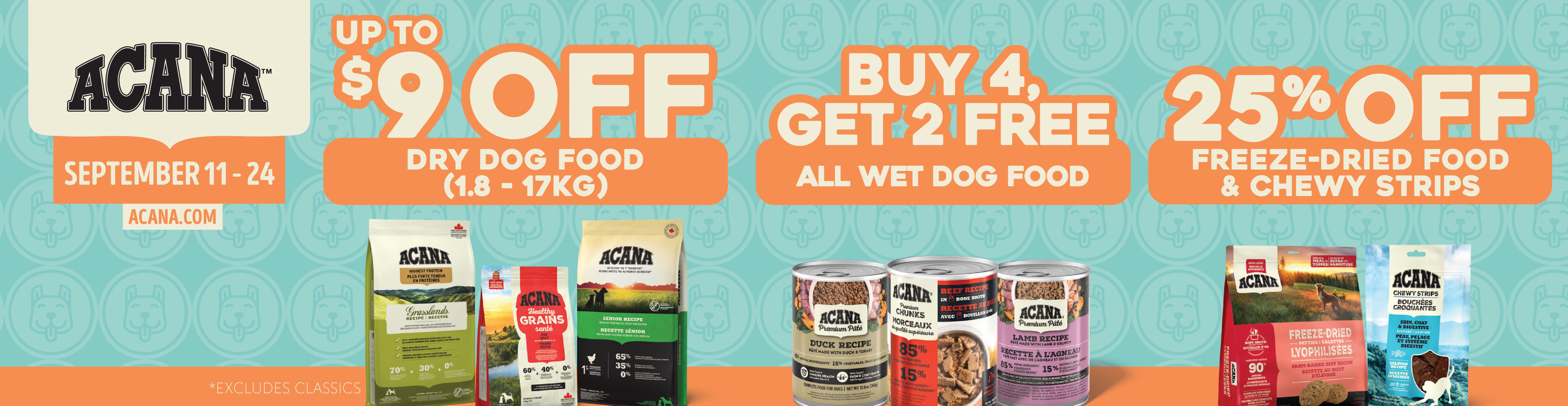 Acana Dog September 2025