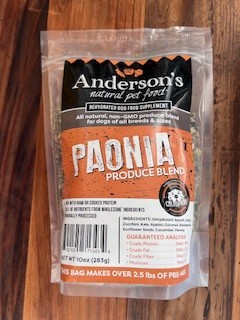 Anderson's natural pet food Paonia Produce Blend