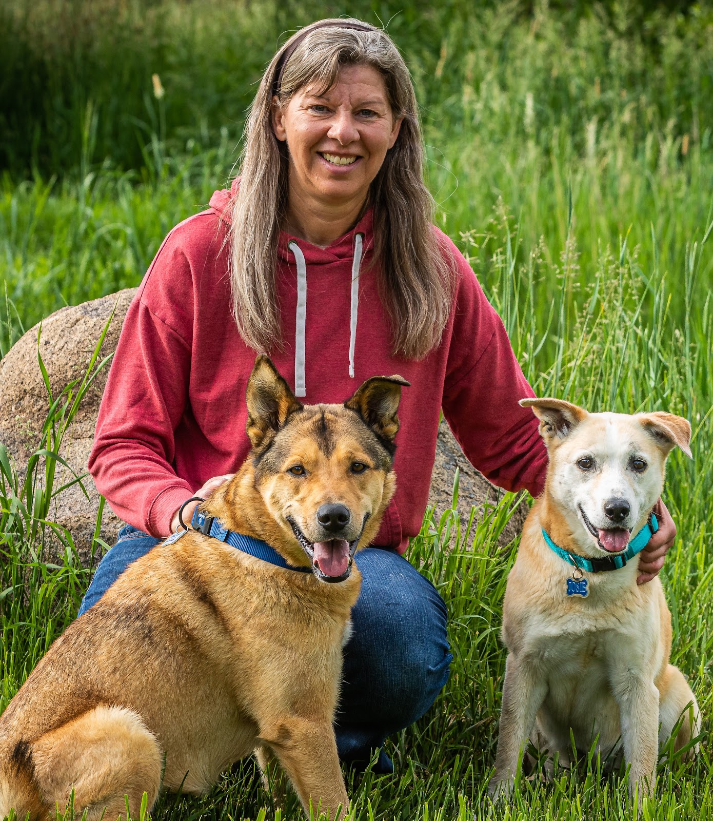 Diane Stilson with Dog Webster