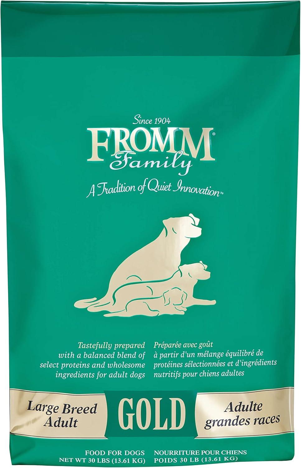 fromm large breed dog food 30lb