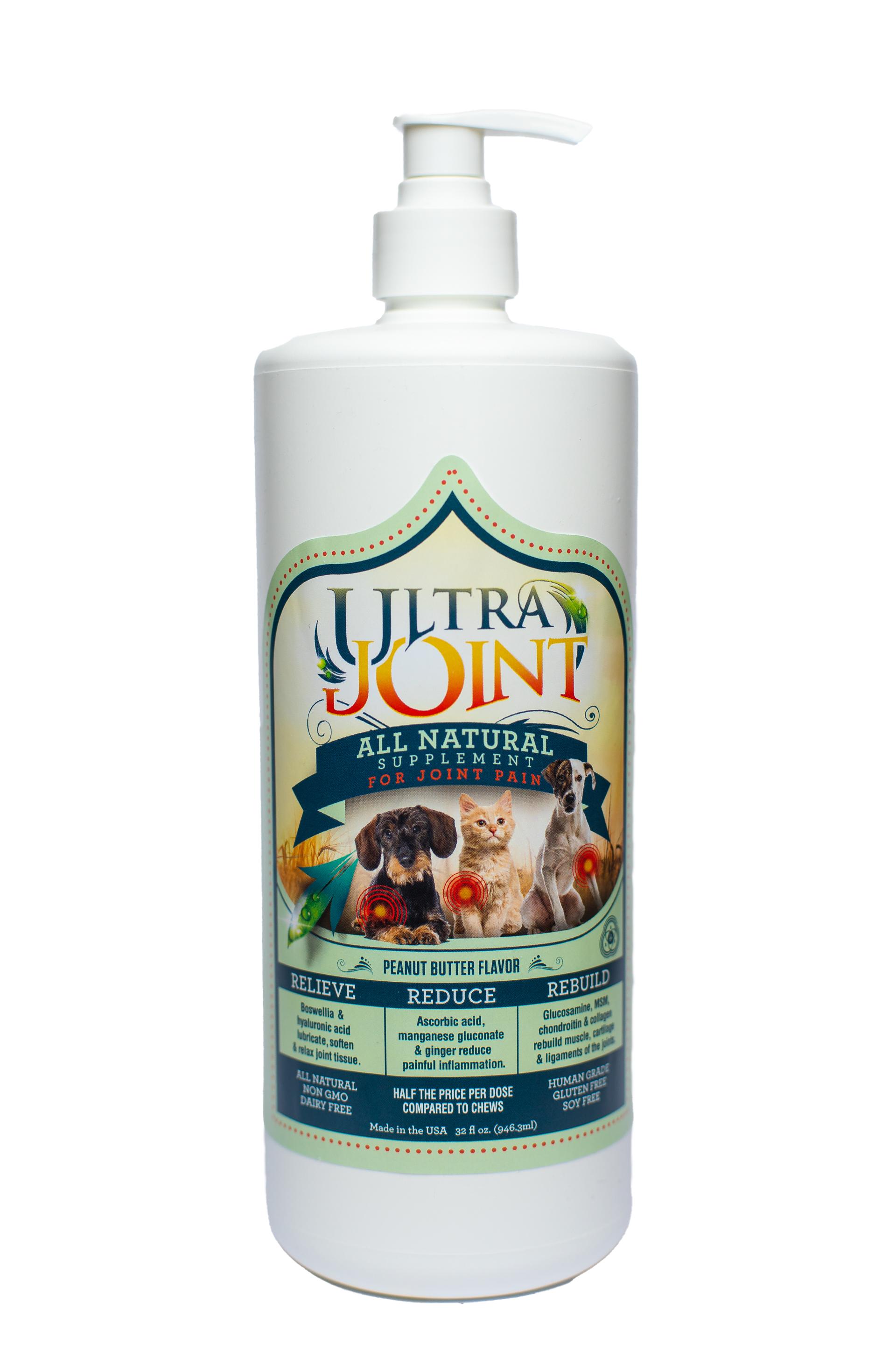 pic ofUltra Oil for Pets Joint Supplement for Dogs & Cats, 32-oz