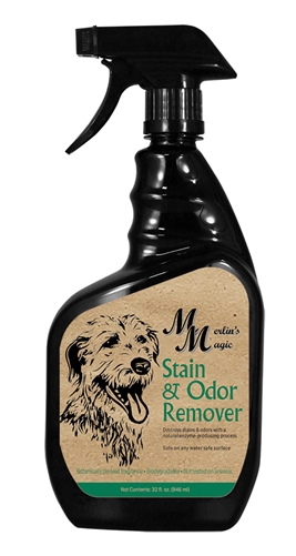 MERLIN'S MAGIC ENZYME BASED STAIN & ODOR REMOVER 32 OZ