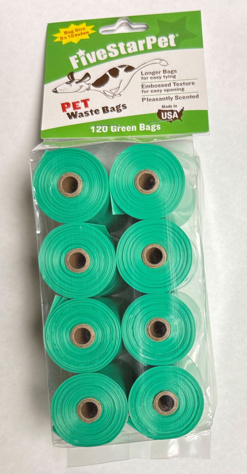 Five Star Pet Scented Green Refill Waste Bags for Pets, 120-Bags