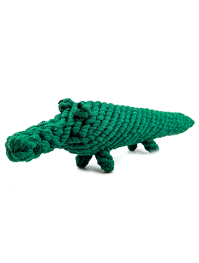 Wild Meadow Farms Plushland Wild Cotton Alligator Dog Toy