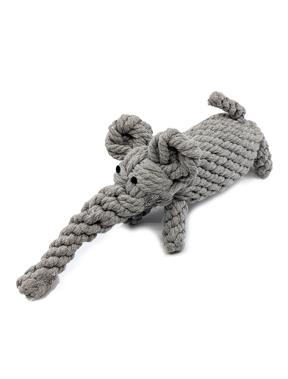 Wild Meadow Farms Plushland Wild Cotton Elephant Dog Toy