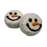 Preppy Puppy - Christmas Snowman Patty