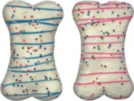 Preppy Puppy - Small Dipped Bone