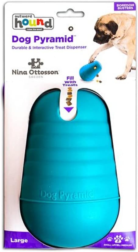 Outward Hound Nina Ottosson Pyramid Dog Brain Dosing and Exercise Treats Level 2
