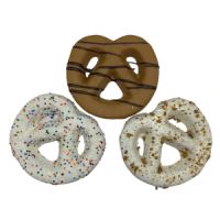 Preppy Puppy - Multi Colored Iced Pretzels, 1-count