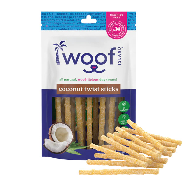 Woof Island Coconut Twist, 12-Pk