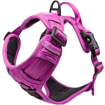 DOGGIE DESIGN VENTURE PAW PULL CONTROL DOG HARNESS WILD RASPBERRY X-SMALL