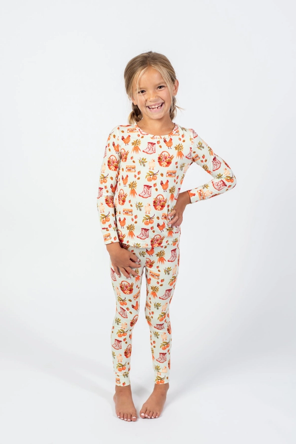 Farmers Market Toddler/Youth Bamboo Pajama Set - 5T