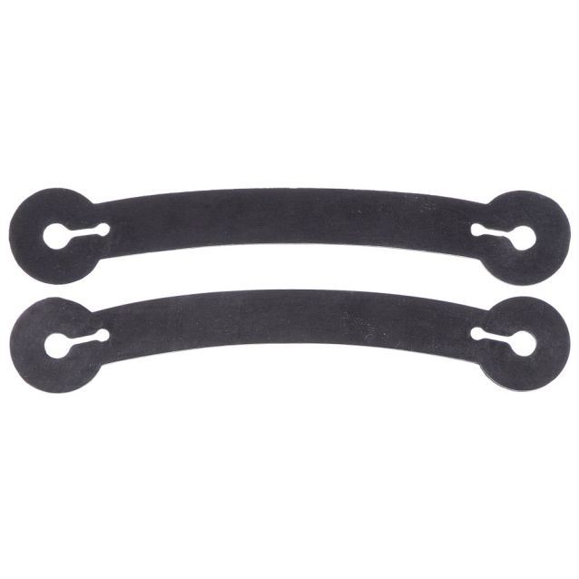 Tough1 Curved Spur Tie Downs - Black, Large/XLarge