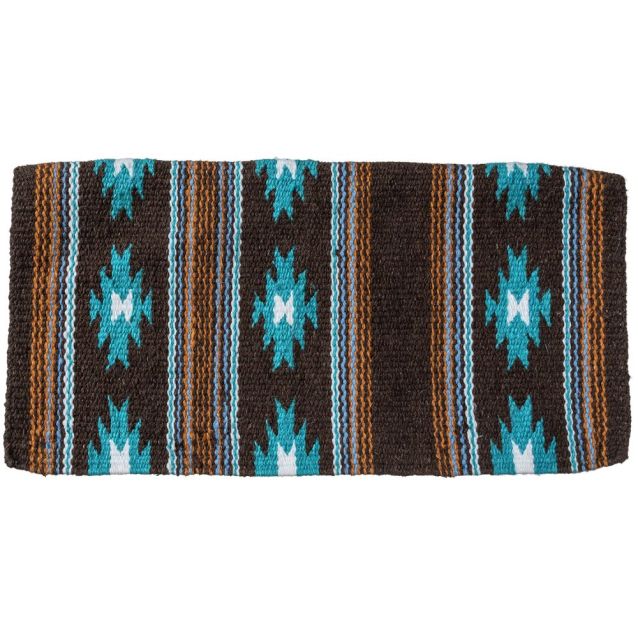Tough1 Aztec Wool Saddle Blanket 26"x26"