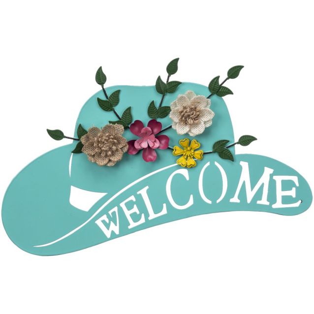 Welcome Cowboy Hat - Wall Decor
