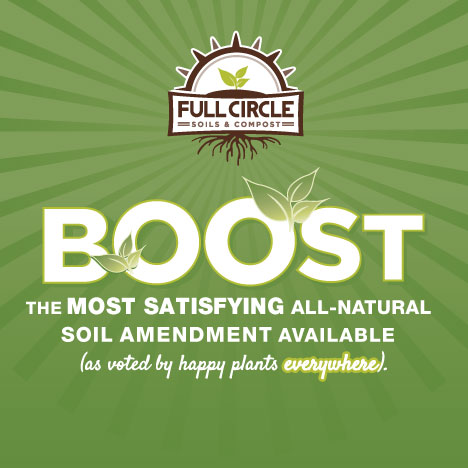 Full Circle Compost Bulk BOOST - 1/3 CU YD Scoop