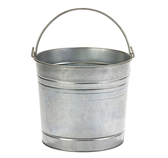 Galvanized Dairy Pail, 10 Quart