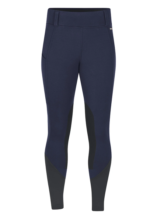 Kerrits Sit Tight Wind Pro Knee Patch Winter Riding Tight - Ink, 1X
