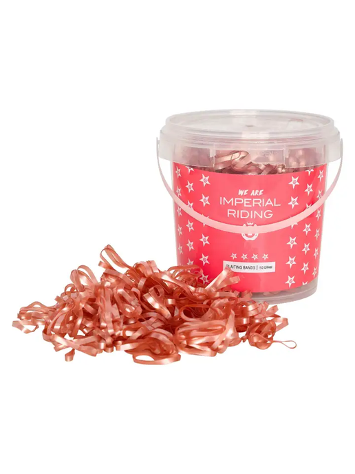 Imperial Riding Plaiting Bands Rose Gold