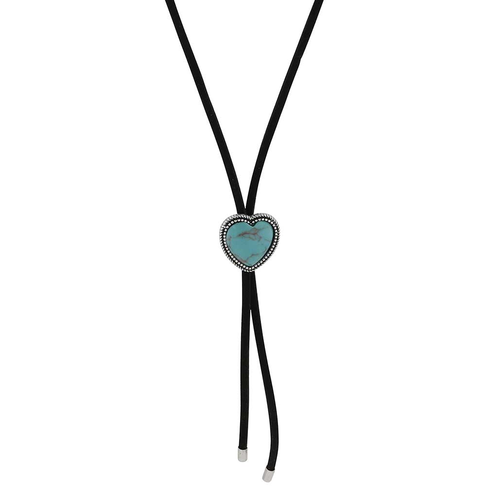 Turquoise Has My Heart Bolo Necklace