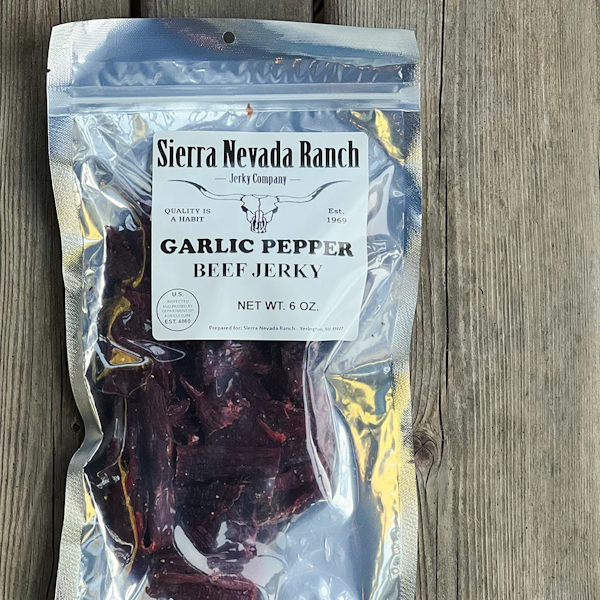 Sierra Nevada Jerky - Garlic Pepper