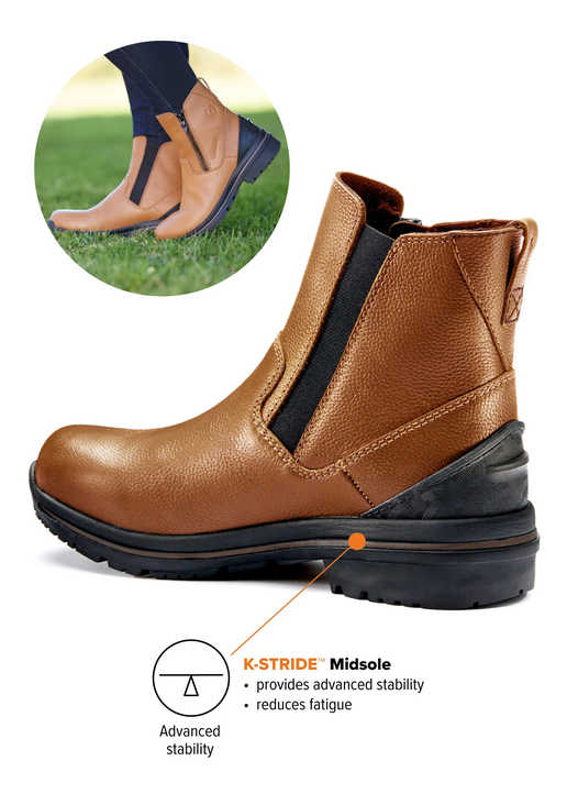 Kerrits Woodstock Waterproof Barn Boot - Cashew, 7 1/2