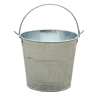 Galvanized Dairy Pail, 3 Pint