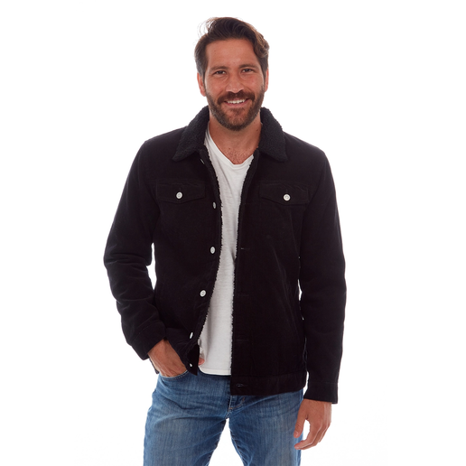 Kolton Corduroy Trucker Jacket, Medium