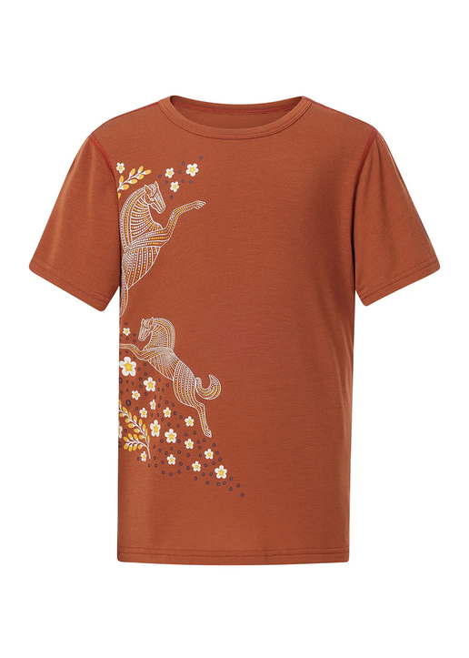 Kerrits Kids Trot the Dots Horse Tee - Orange, XL