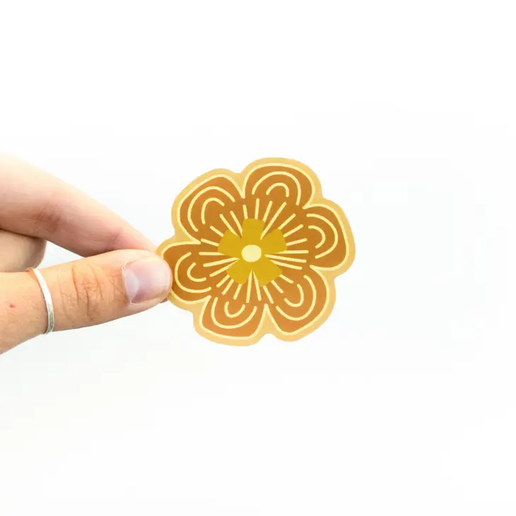 Kulana Stickers - Yellow Wild Flower