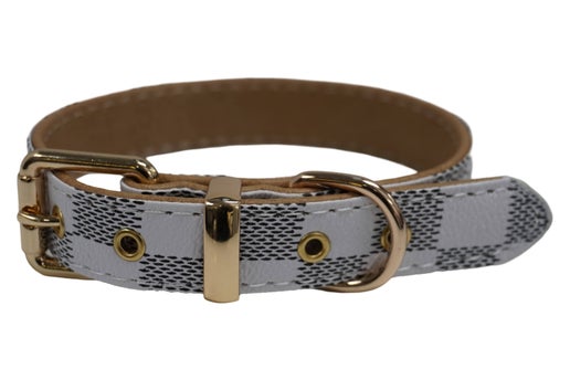 Amalfi White Luxury Collar Medium