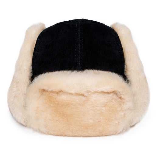 Minnetonka Sheepskin Bomber Hat Black - Large