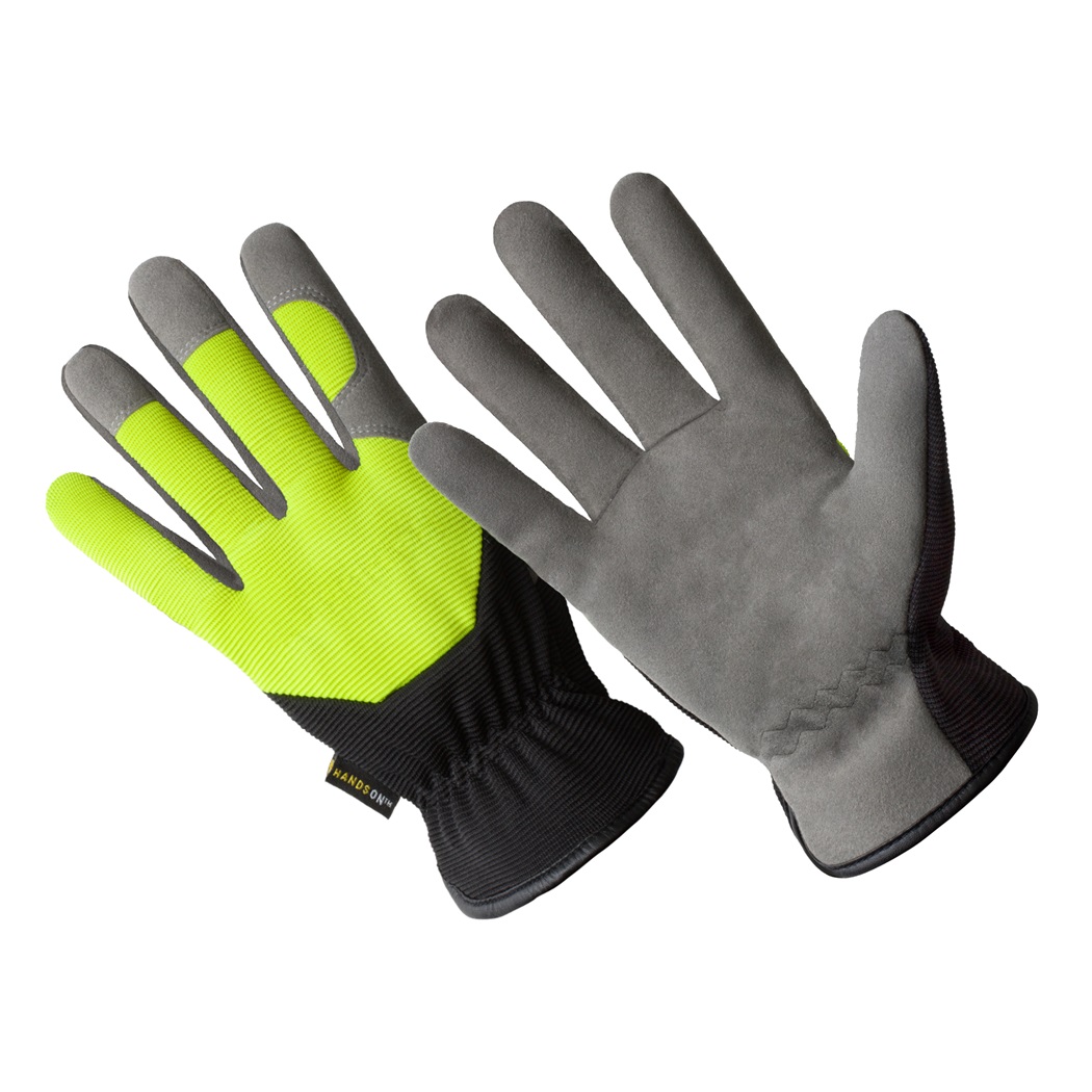 Hands On™ High Dexterity Synthetic Leather Work Gloves - Medium
