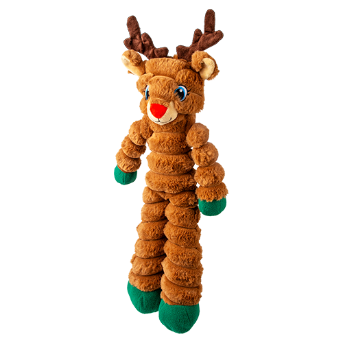 Kong Holiday Shakers Crumples Reindeer Dog Toy, X-Large
