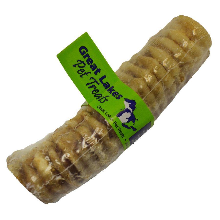 TWO Great Lakes Beef Trachea Dog Treats, 6-in