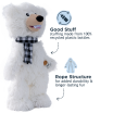 Tall Tails Stuffless Polar Bear Squeaker