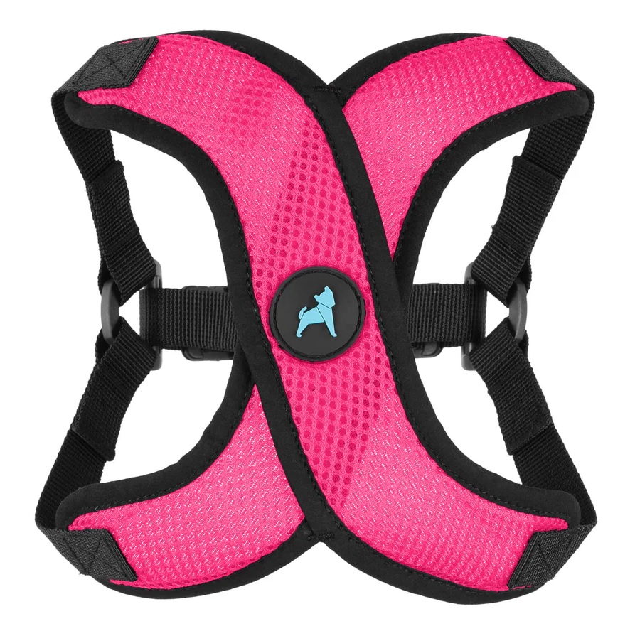 Gooby Comfort X Step-in Lite Dog Harness, Flamingo Pink, Small