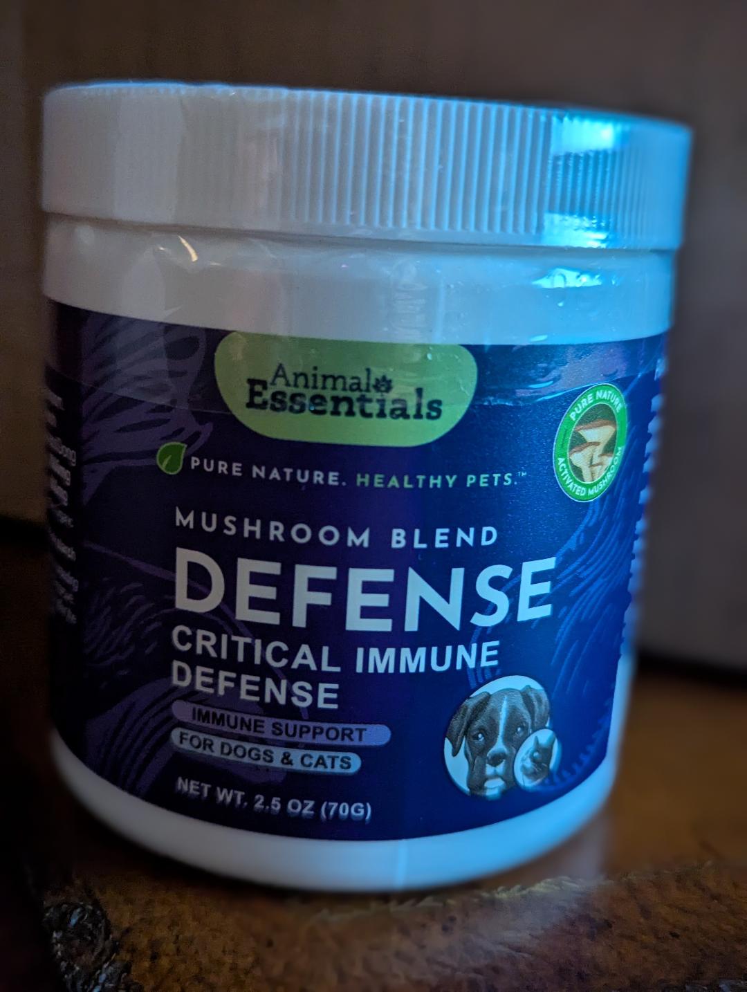 Animal Essentials Defense Critical Immune Mushroom Blend