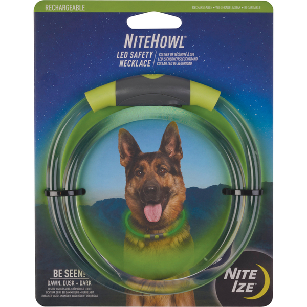 Nite Ize NiteHowl Rechargeable LED Necklace Green