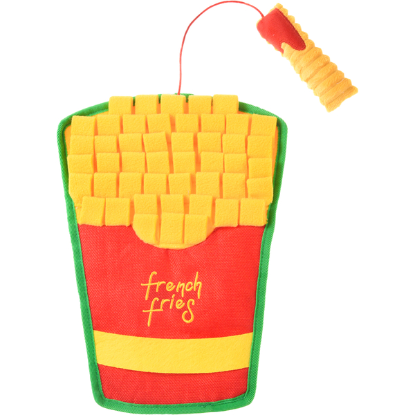 HUGSMART Sniff-N-Seek Snuffle Mat French Fries Dog & Cat