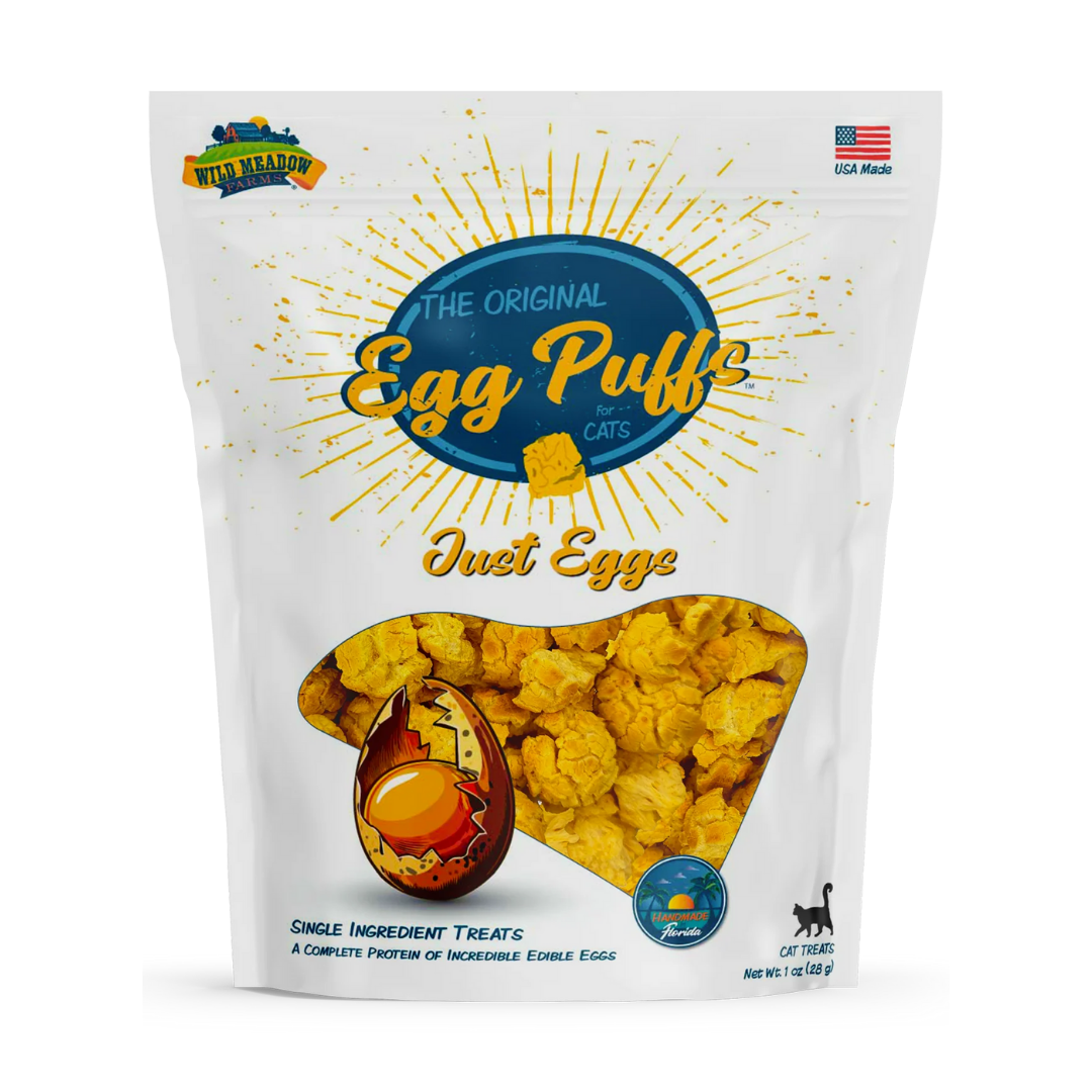 Wild Meadow Farms Egg Puffs For Cats Just Egg 1oz
