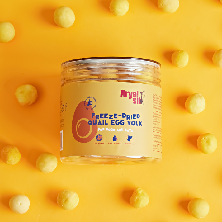 Arya Sit! Freeze Dried Quail Egg Yolk 5.0oz